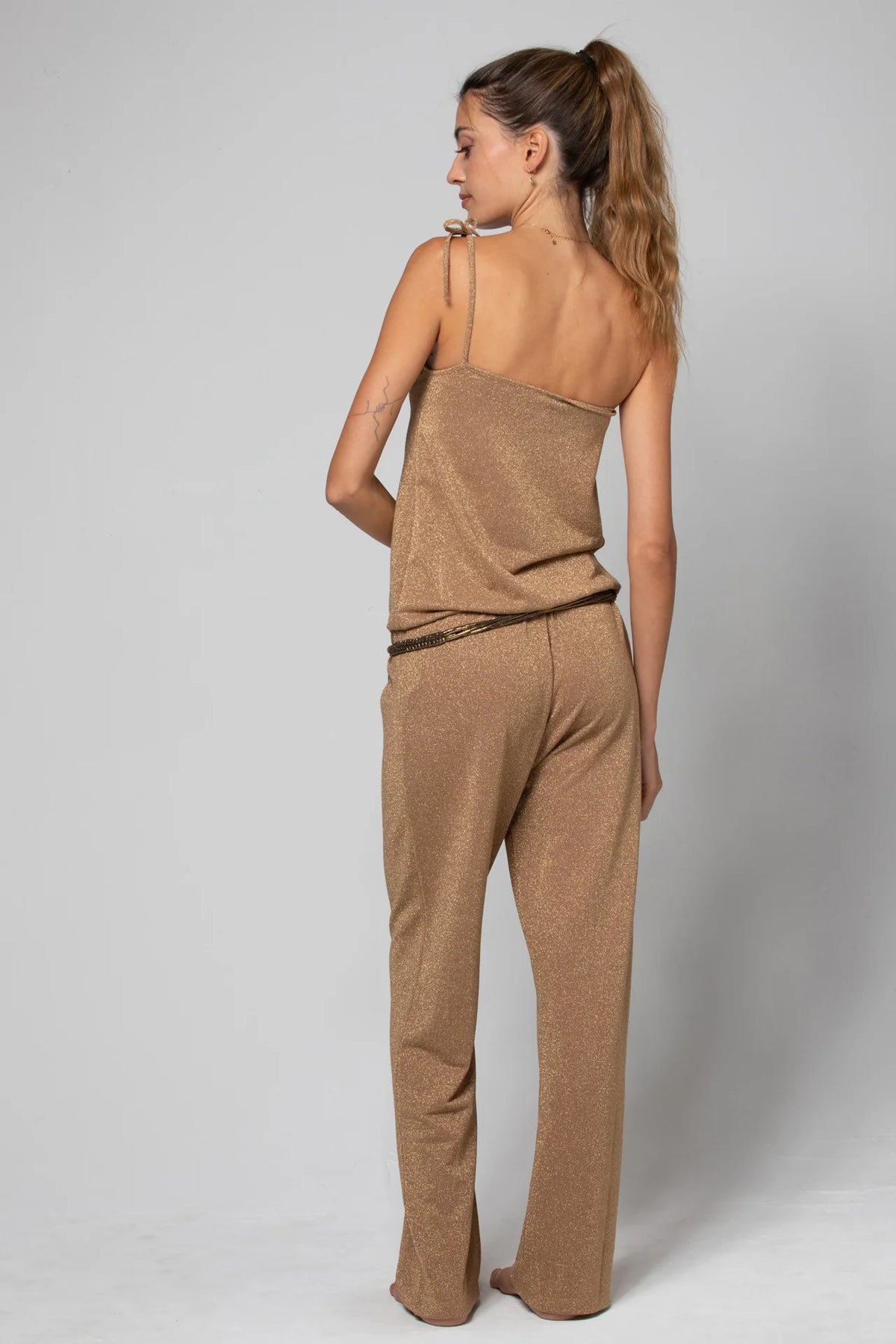 COMBINAISON ASYMÉTRIQUE AVALONE LUREX GOLD